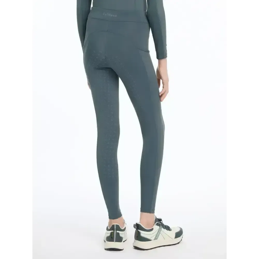 Lemieux Young Rider Orla Pull Ons Petrol 7-8 Years Riding Tights