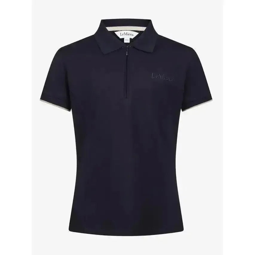 Lemieux Young Rider Polo Shirt Navy 9-10 Years Polo Shirts