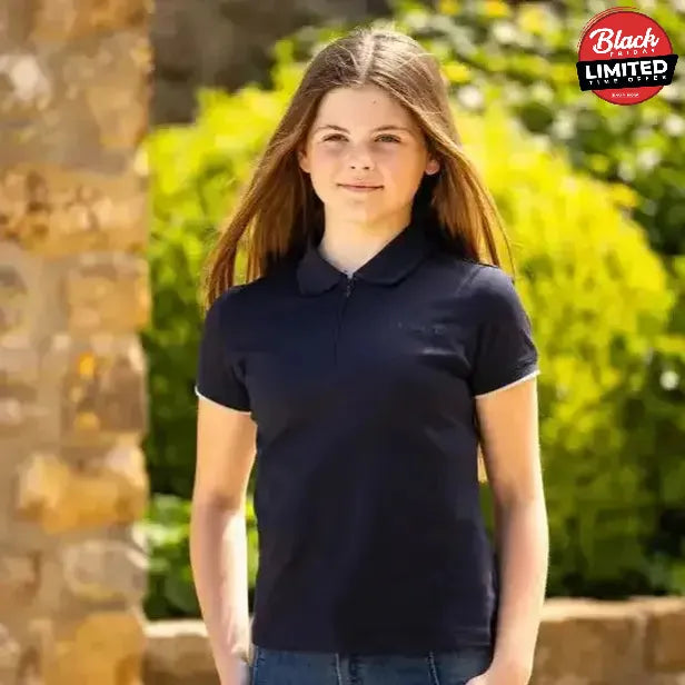 Lemieux Young Rider Polo Shirt Navy 9-10 Years Polo Shirts