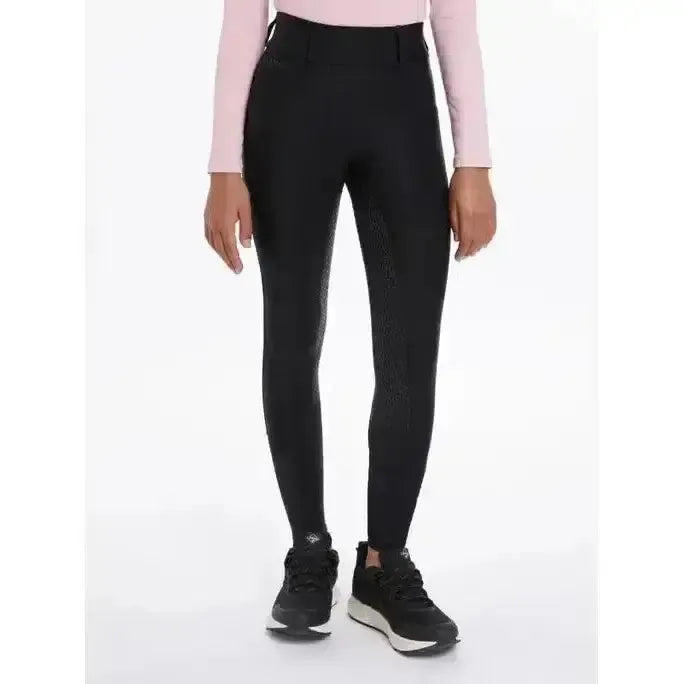 Lemieux Young Rider Remi Breggings Black Black 7-8 Years Legwear