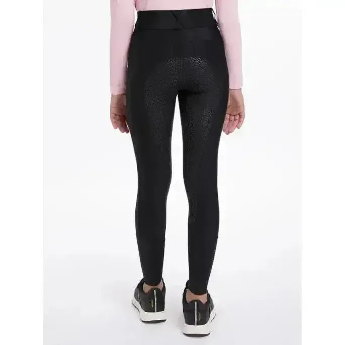 Lemieux Young Rider Remi Breggings Black Black 7-8 Years Legwear