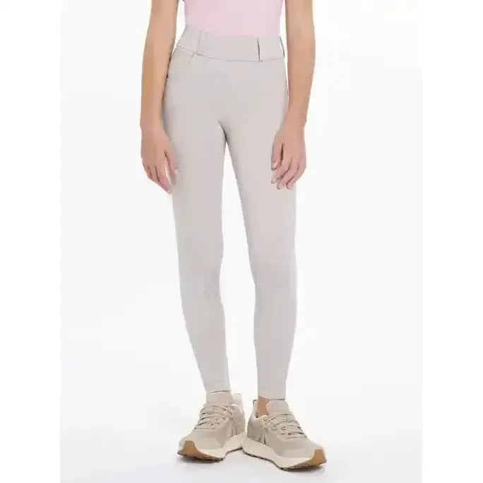 Lemieux Young Rider Remi Breggings Stone Stone 7-8 Years Legwear