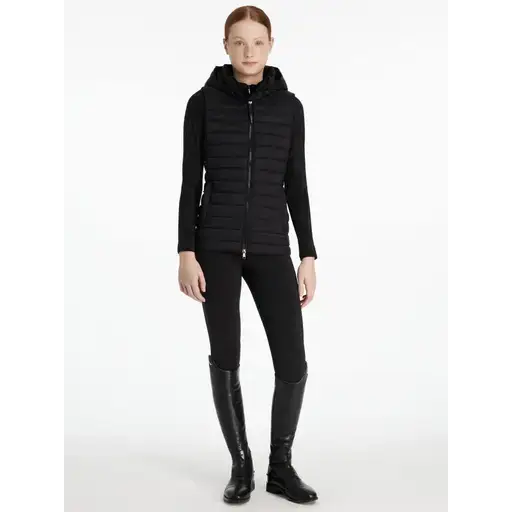 Lemieux Young Rider Ruby Puffer Gilet Black Black 7-8 years Gilets