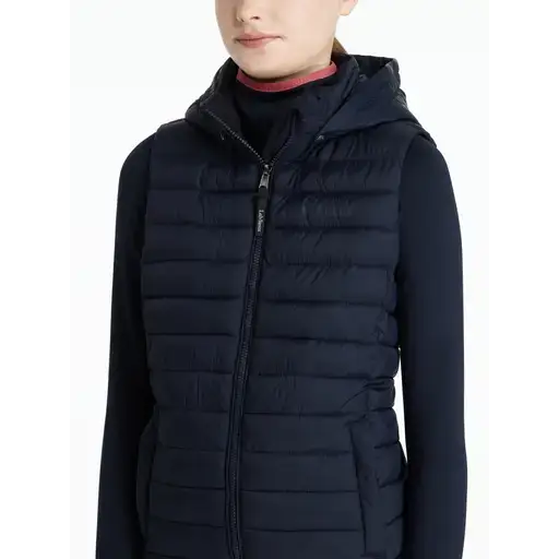 Lemieux Young Rider Ruby Puffer Gilet Navy Navy 7-8 years Gilets