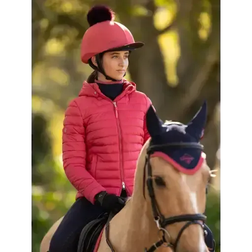 Lemieux Young Rider Ruby Puffer Jacket Cranberry Cranberry 7-8 years Outdoor Jackets