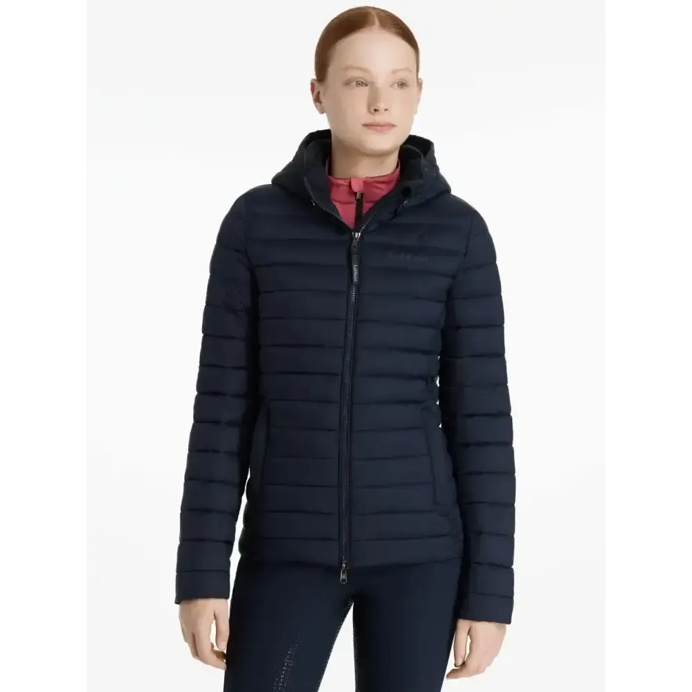 Lemieux Young Rider Ruby Puffer Jacket Navy Navy 7-8 years Outdoor Jackets