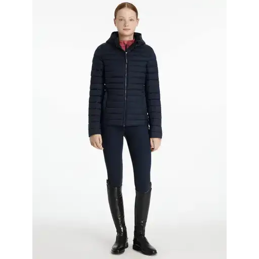 Lemieux Young Rider Ruby Puffer Jacket Navy Navy 7-8 years Outdoor Jackets