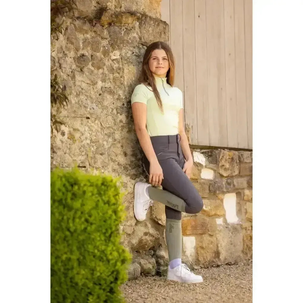 Lemieux Young Rider Short Sleeve Base Layer Pistachio 9-10 Years Base Layers