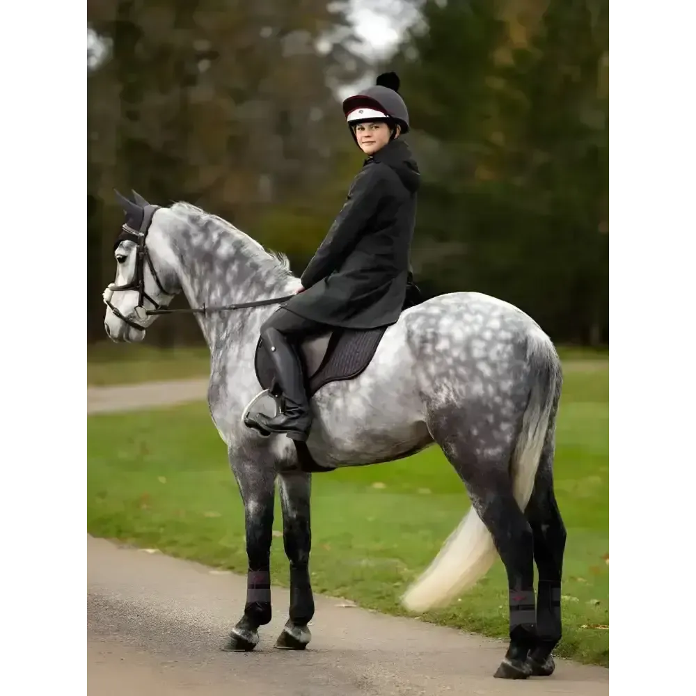 Lemieux Young Rider Skye Waterproof Coat Black 7-8 Years Black Outdoor Coats