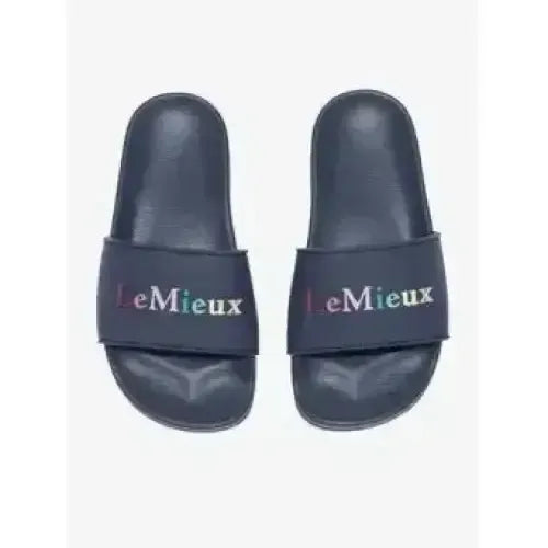 LeMieux Young Rider Sliders Dusk Dusk Blue UK Child Shoe 1 Footwear