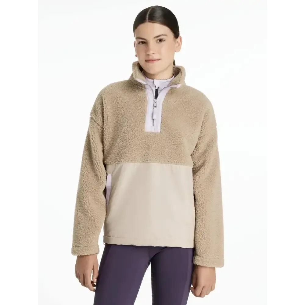 Lemieux Young Rider Tammy Teddy Fleece Almond Almond 9-10 years Fleece Tops