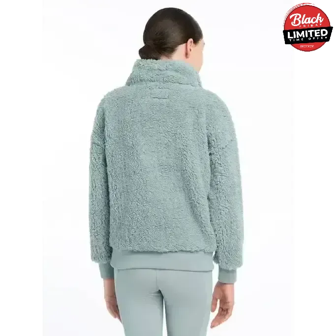 Lemieux Young Rider Tia Teddy Fleece Glacier 7-8 Years Glacier Jumpers & Hoodies