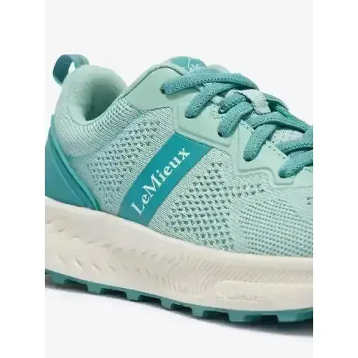 LeMieux Youth Trax-Lite Trainer Aqua Aqua UK Child Shoe 1 Footwear