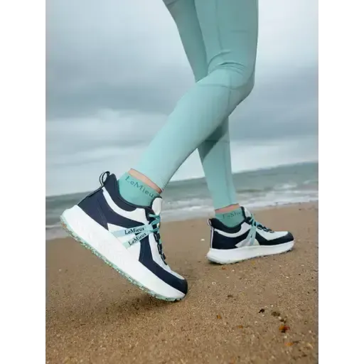 LeMieux Youth Trax Viva Waterproof Trainer Stone Stone UK Child Shoe 1 Trainers