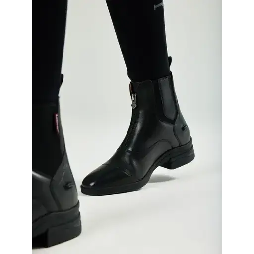 LeMieux Zip Paddock Boot Black Black UK3 Short Riding Boots