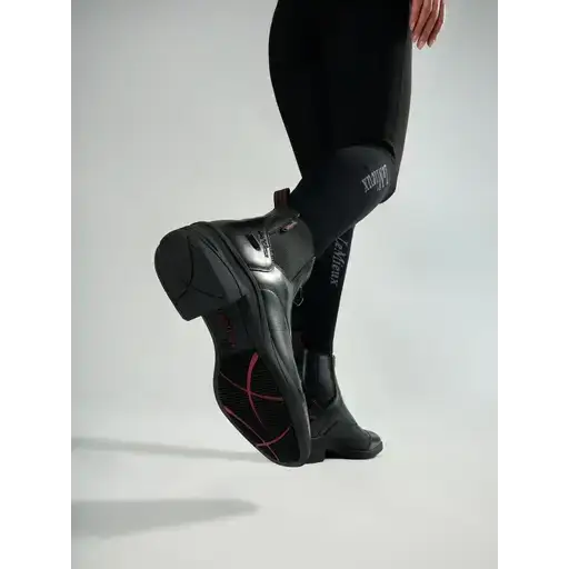 LeMieux Zip Paddock Boot Black Black UK3 Short Riding Boots