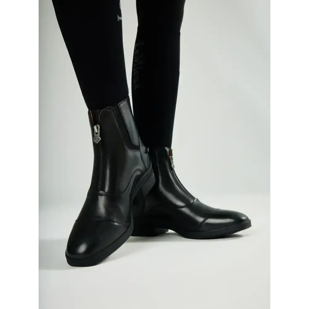LeMieux Zip Paddock Boot Black Black UK3 Short Riding Boots