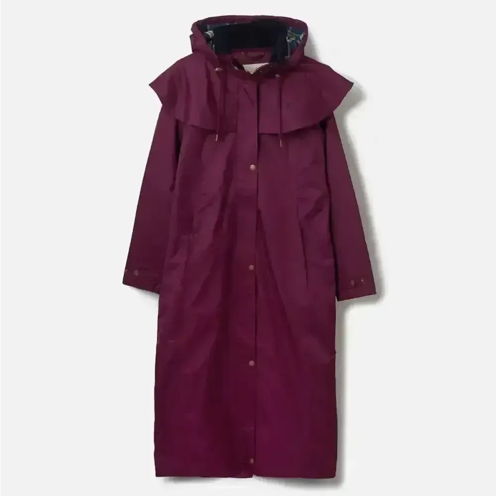 Lighthouse Outback Full Length Waterproof Raincoat Plum 6 Outdoor Coats