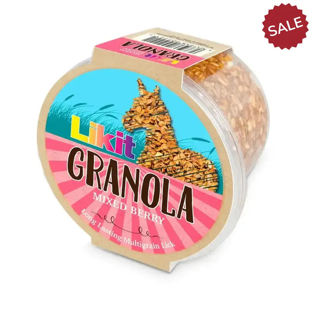 Likit Granola Multigrain MIxed Berry mixed Berry Horse Treats