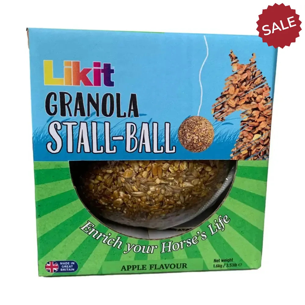 Likit Granola Stall Ball Apple Horse Treats