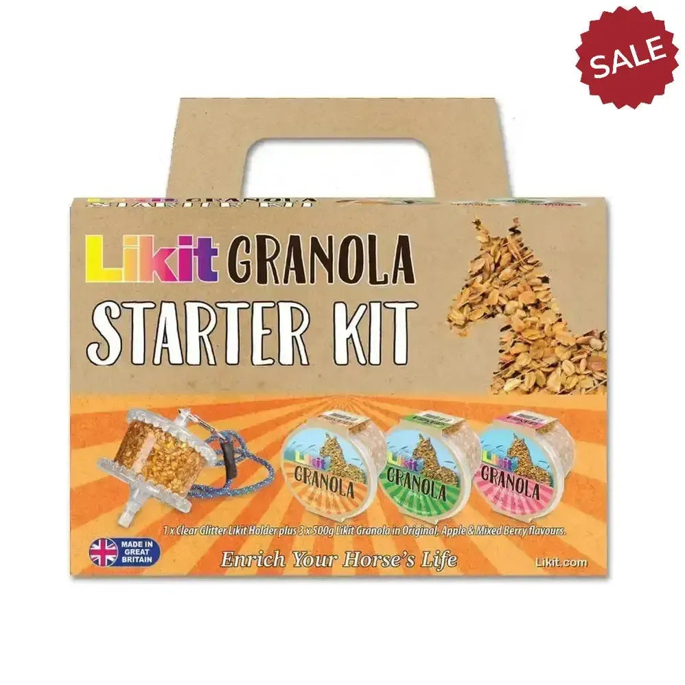 Likit Granola Starter Kit Box Of 6 Assorted Horse Treats