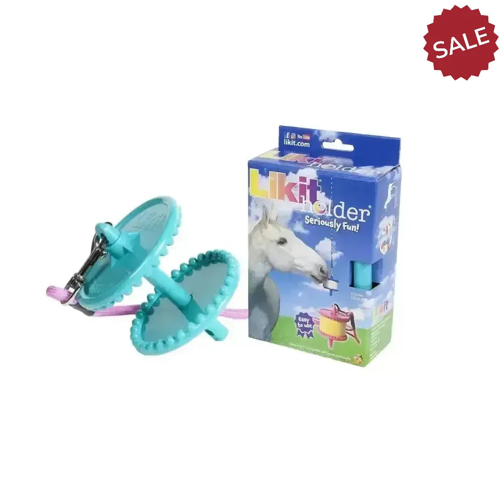 Likit Holder For Horse Treats Red Horse Toys