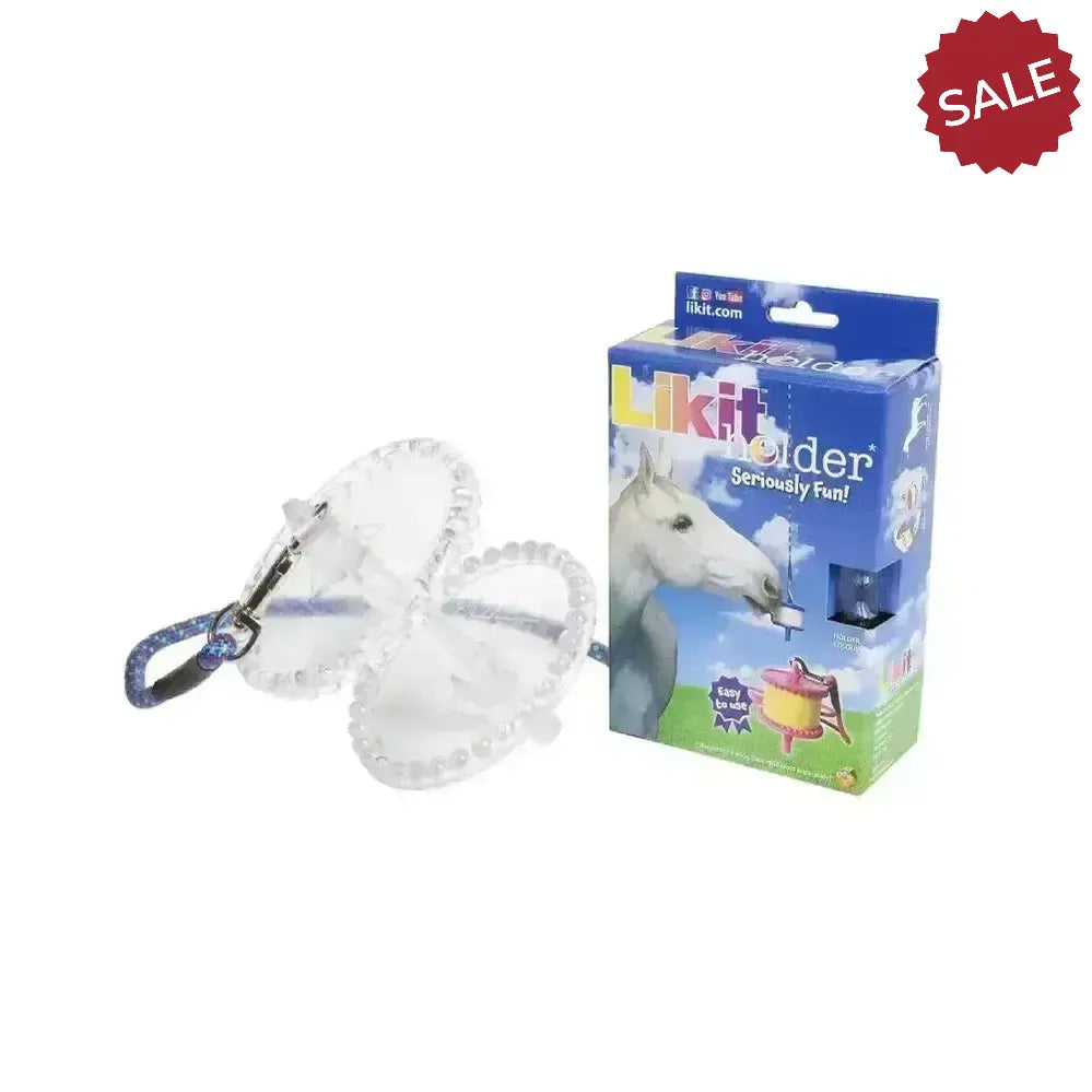 Likit Holder For Horse Treats Red Horse Toys