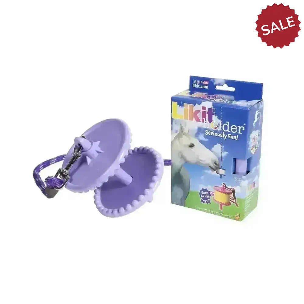 Likit Holder For Horse Treats Red Horse Toys