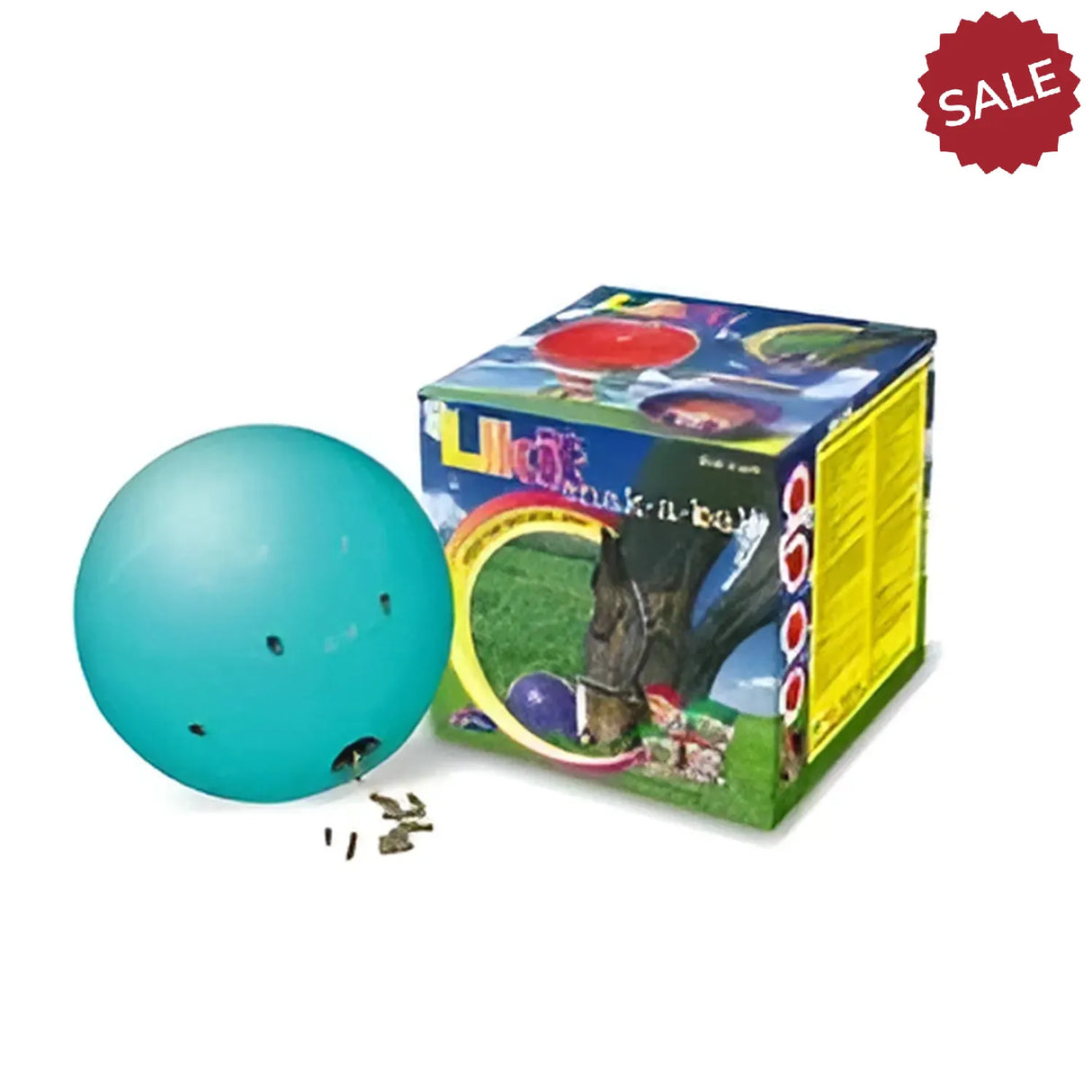 Likit Snak-a-Ball Red Horse Toys