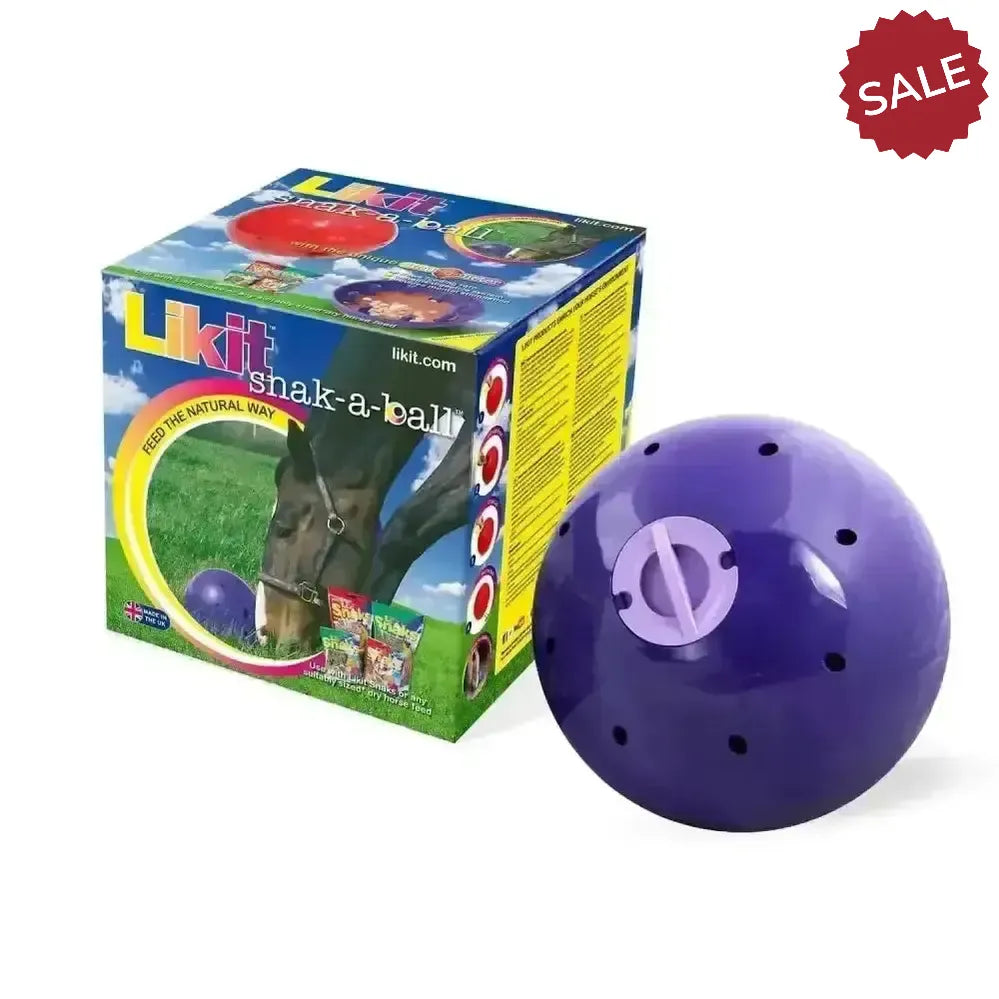 Likit Snak-a-Ball Red Horse Toys