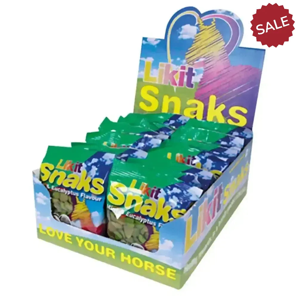 Likit Snaks Treats Bulk Buy APPLE AND CINNAmON 100g X 20 Pack Horse Treats