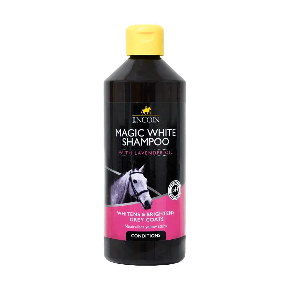 Lincoln Magic White Horse Shampoo 500ml Lincoln Shampoos & Conditioners Barnstaple Equestrian Supplies