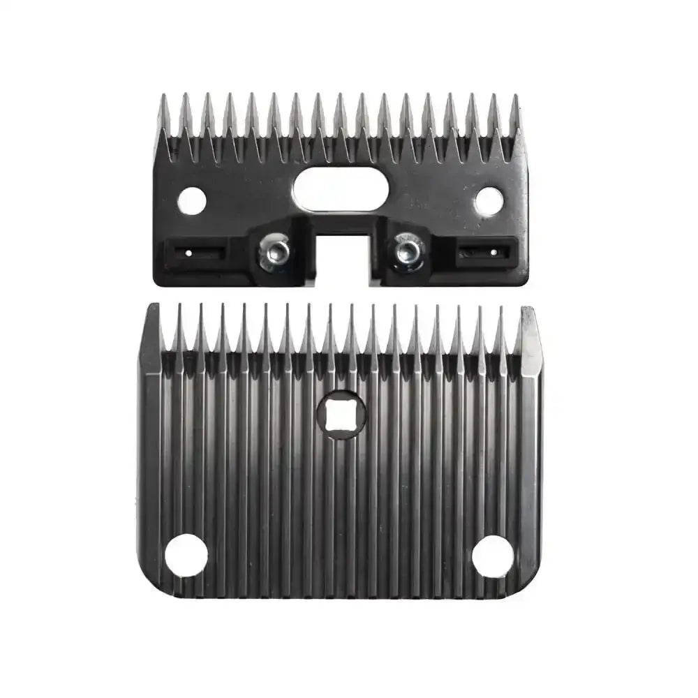 Black metal lister clipper blades ca2 ac coarse blades with textured surface and precise toothed edges for electric clippers