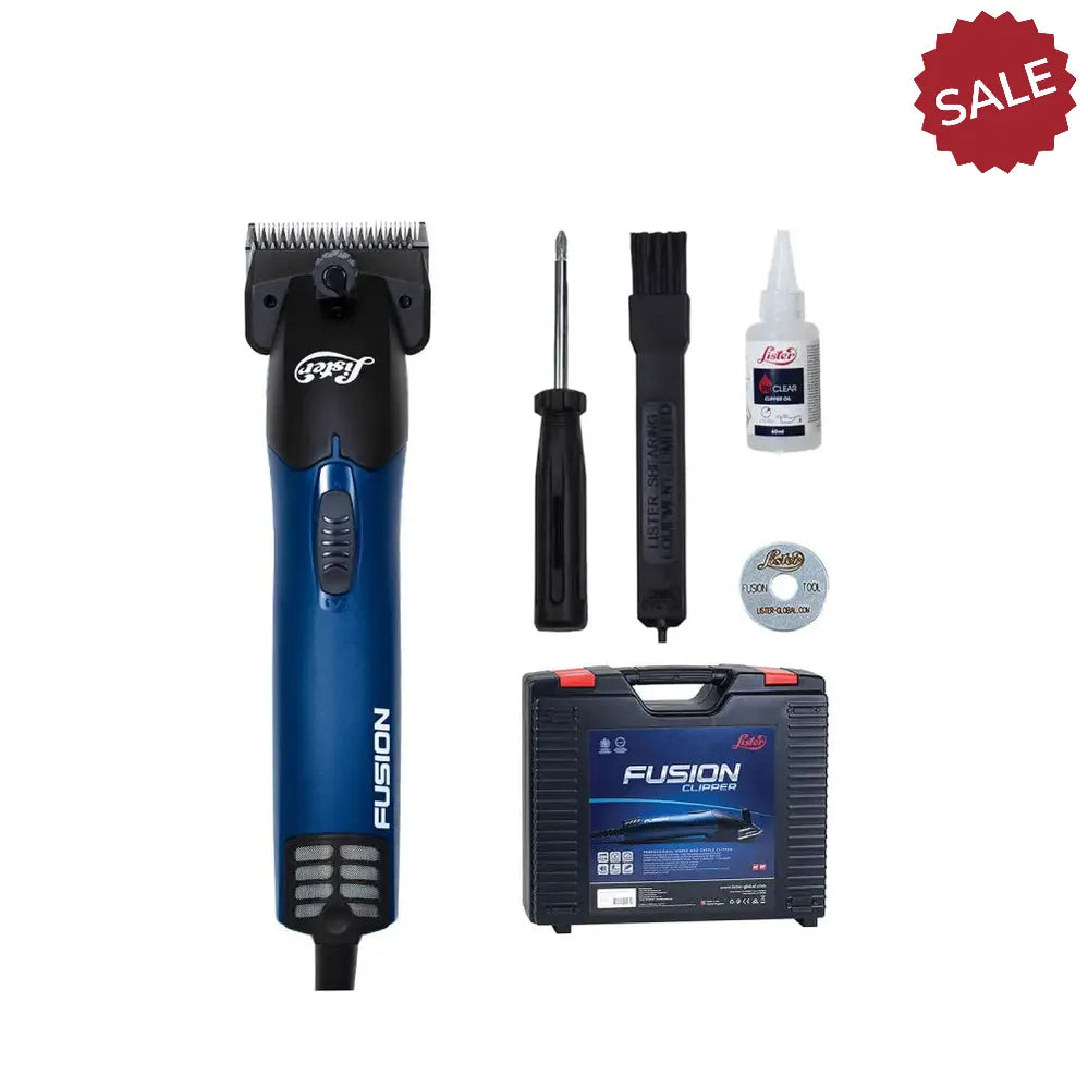 Lister Fusion Equine Clipper Kit Red Horse Clippers