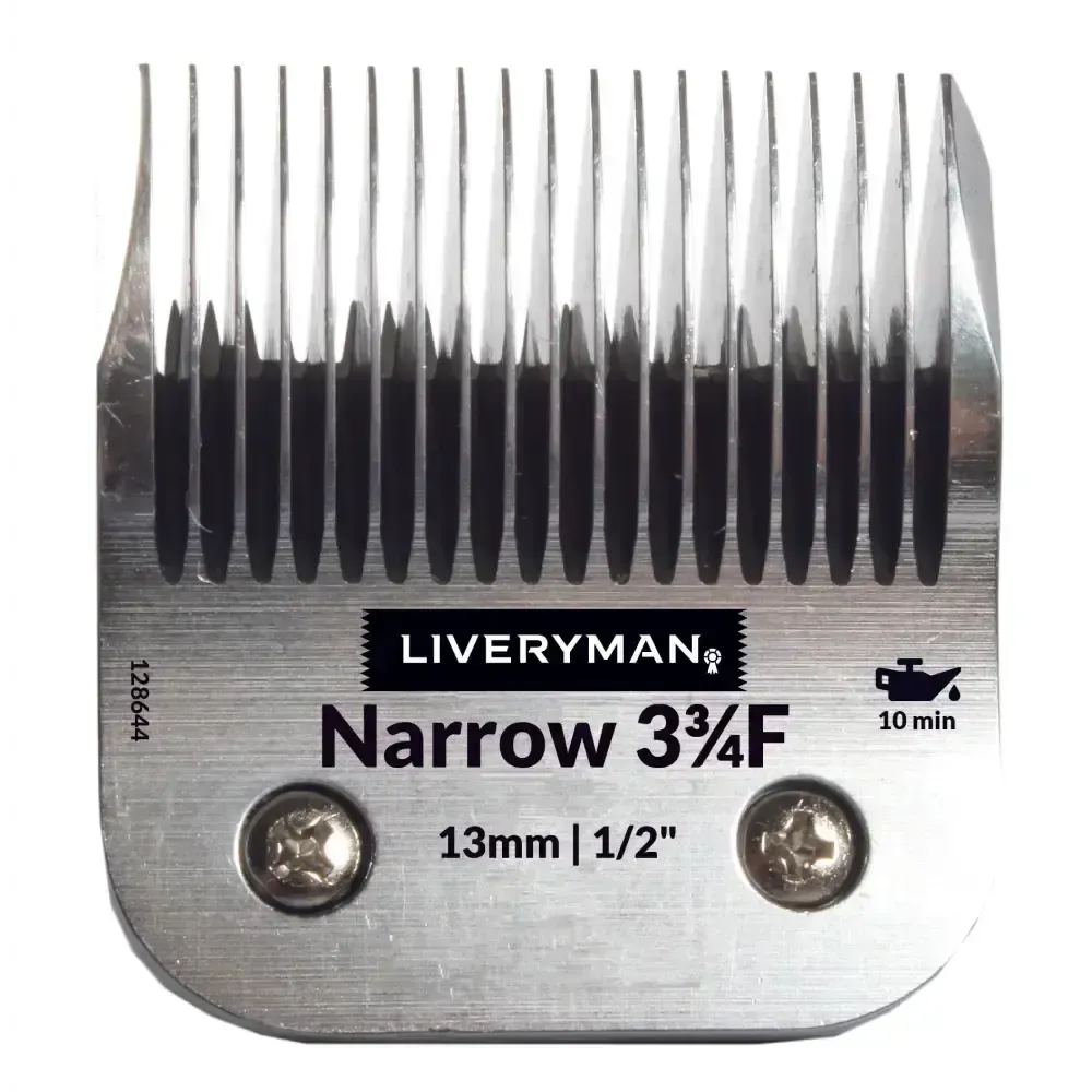 Liveryman Clipper Blades Snap-On A5 Narrow Narrow 3 3/4F Clipper Blades