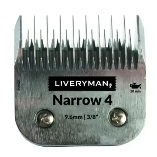 Liveryman Clipper Blades Snap-On A5 Narrow Narrow 4 Skip Tooth Clipper Blades