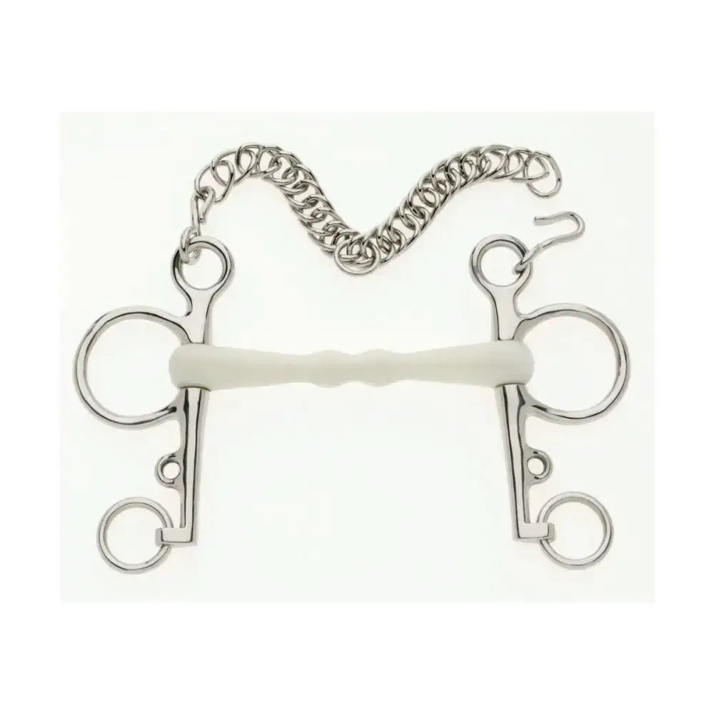 Lorina Flexi Mullen Mouth Pelham 5" Horse Bits