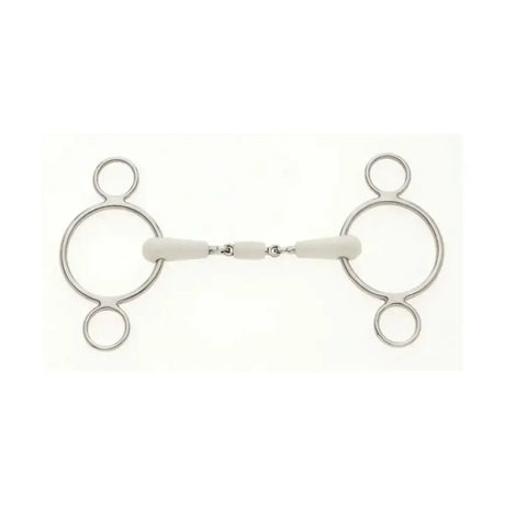 Lorina Flexi Peanut Joint Continental 2 Ring 5" Horse Bits