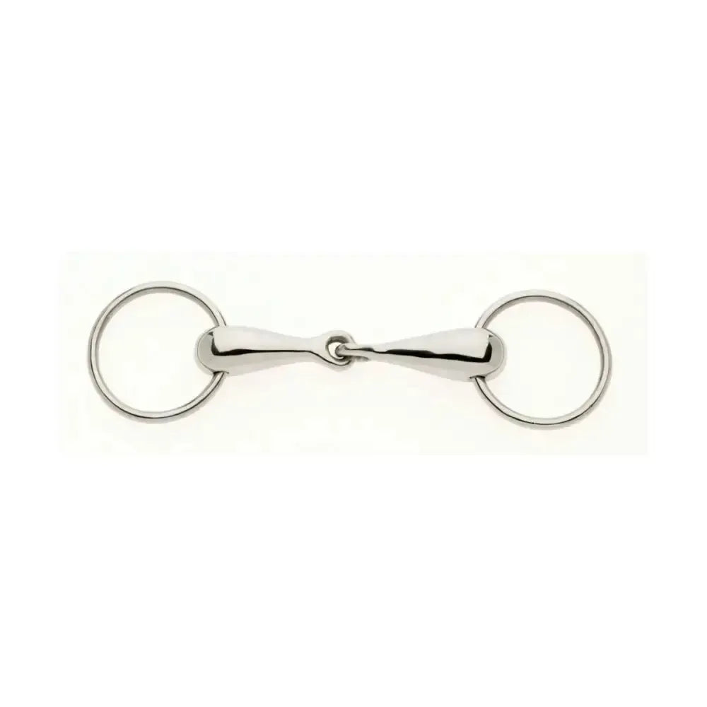 Lorina German Hollow Mouth Loose Ring Snaffle 5" Horse Bits