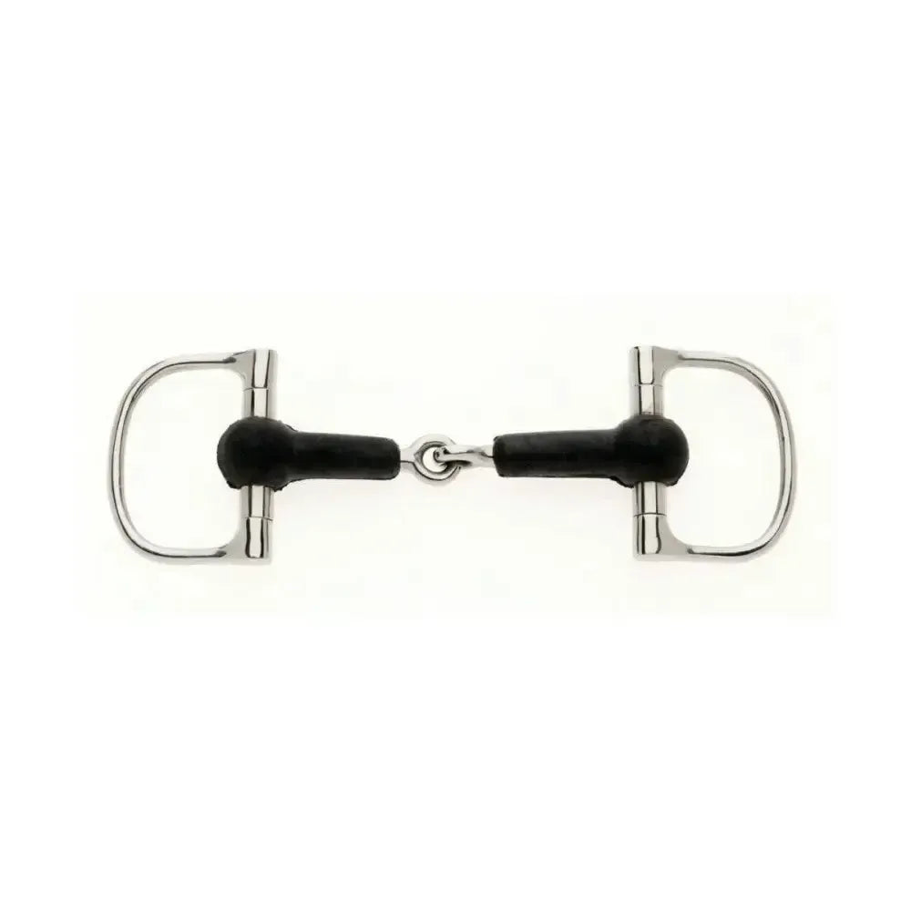 Lorina Rubber D Ring Snaffle 5" Horse Bits