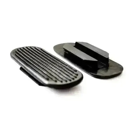 Lorina Stirrup Treads Rounded Rubber Black 4.25" Stirrup Treads