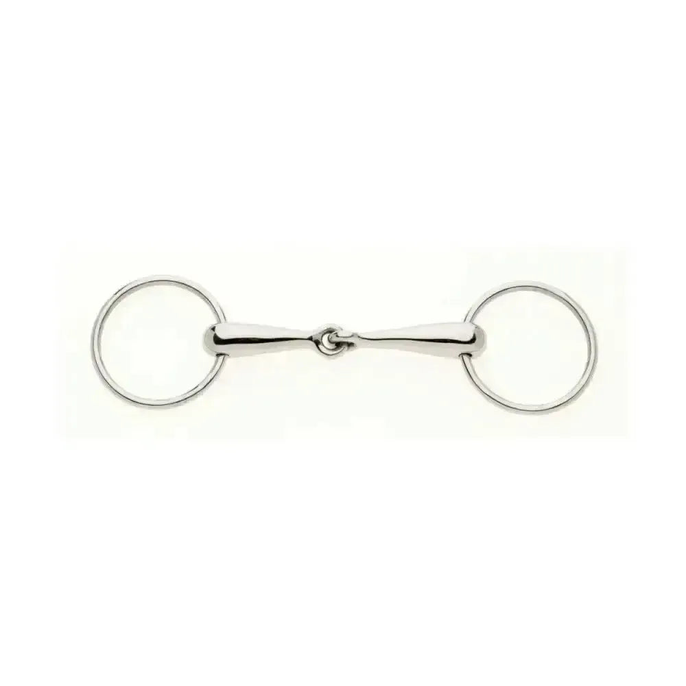 Lorina Thin German Hollow Mouth Loose Ring Snaffle 4.5" Horse Bits