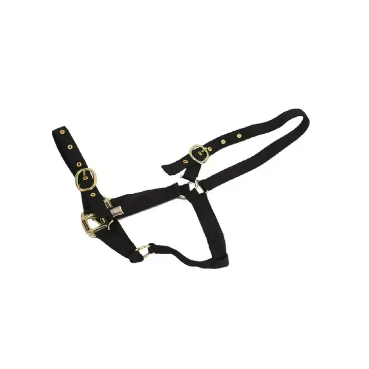 Mackey Equisential Nylon Headcollar Black Suckling Headcollars