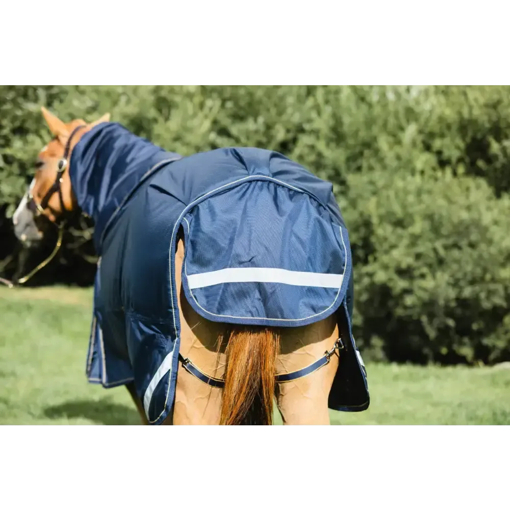 Mackey Wicklow Turnout Heavy 350g Combo Turnout Rugs Navy/Gold 5'6" Turnout Rugs