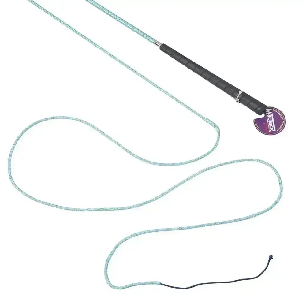 Mactack Lunge Whip R448 66" Blue Sparkle Lunge Whip