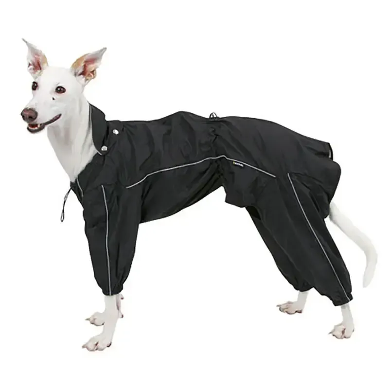 Manchester Raincoat For Dogs Black 30cm Dog Coat