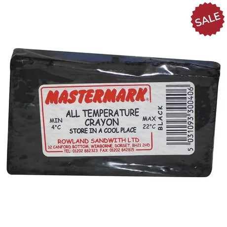 Mastermark All Temperature Ram Crayons Black Smallholder
