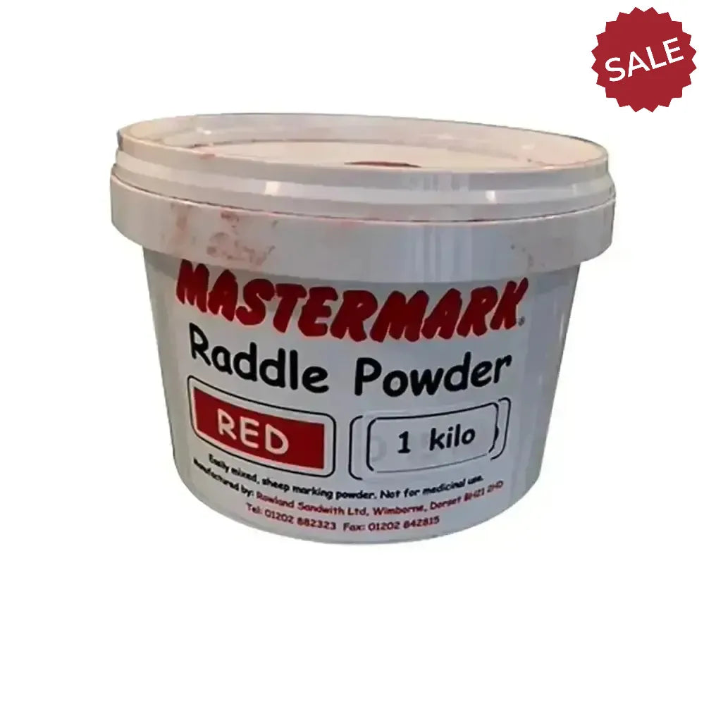 Mastermark Raddle Powder 1kg Black Smallholder
