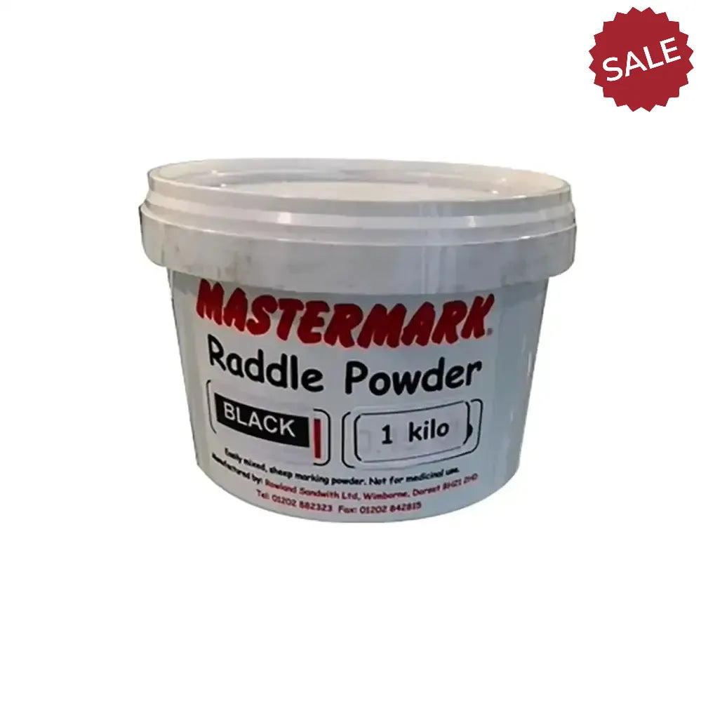 Mastermark Raddle Powder 1kg Black Smallholder