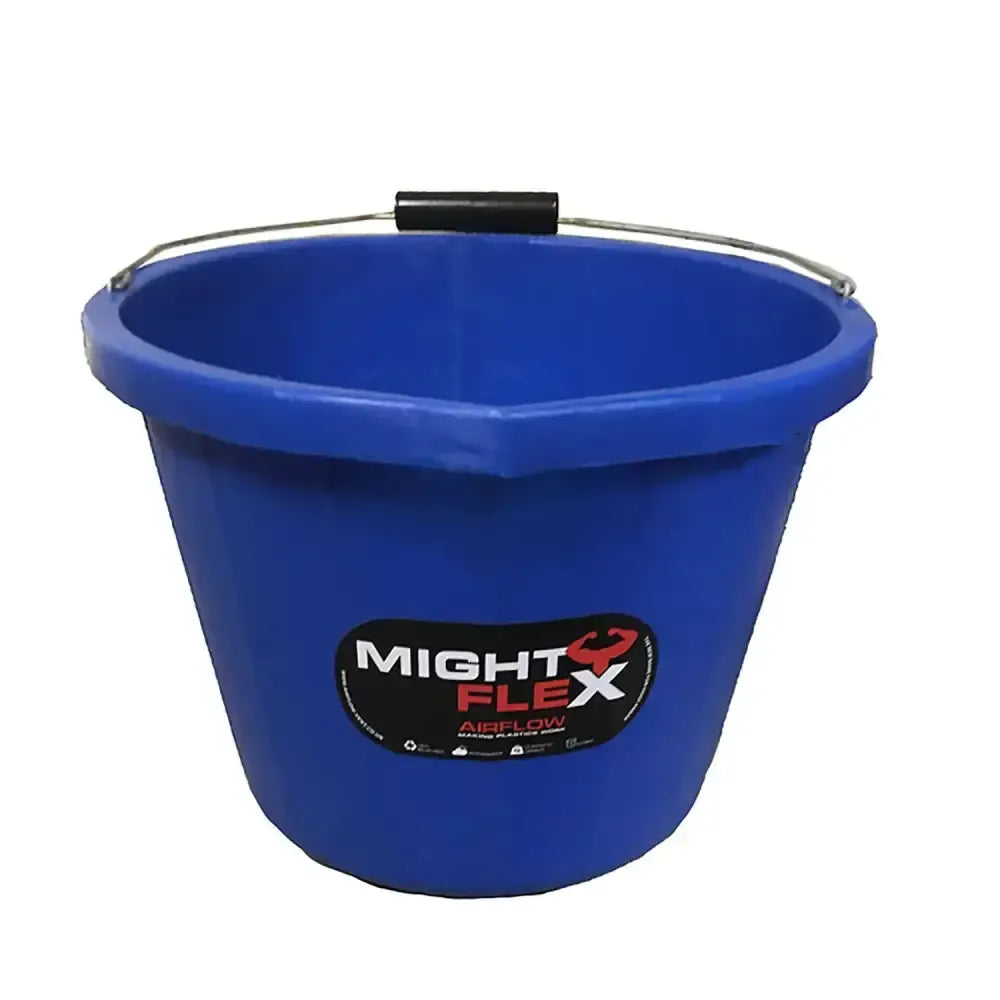 Mightyflex Heavy Duty Multi Purpose Bucket 15 Lt Blue Buckets & Bowls